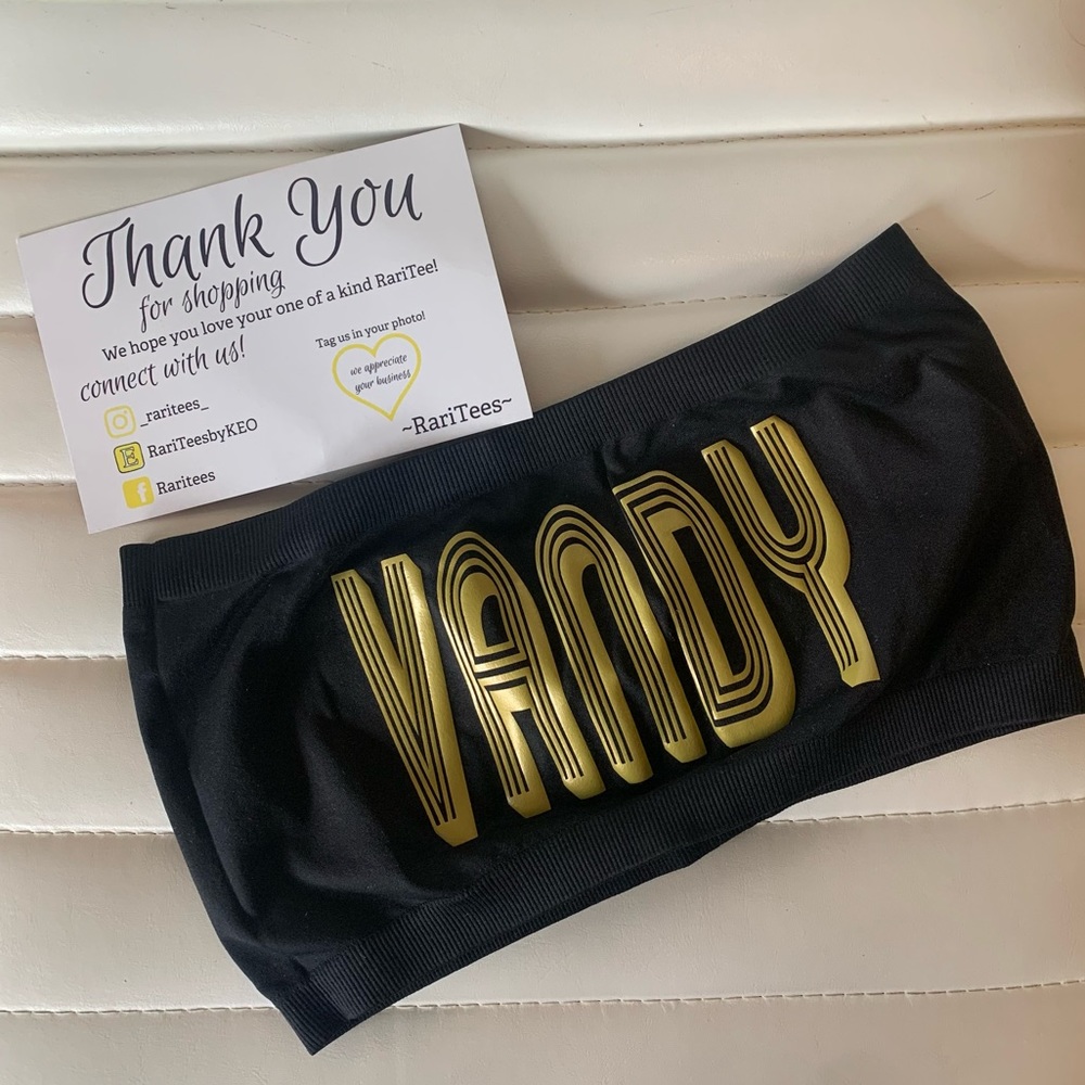 VANDY TUBE TOP🖤💛